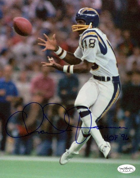 Charlie Joiner San Diego Chargers Autographed 8 x 10 Photo, inscribed ...