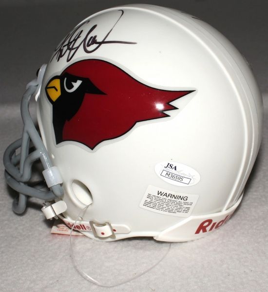 : Kurt Warner Autographed Arizona Cardinals Mini Helmet