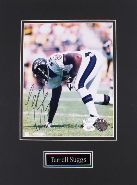 Terrell Suggs NFL Memorabilia, Terrell Suggs Collectibles