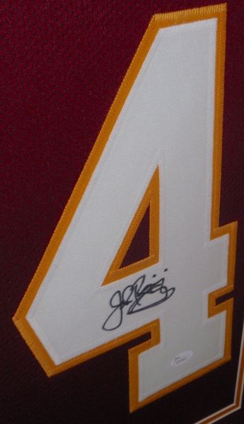 John Riggins Autographed Signed Framed Washington Jersey 