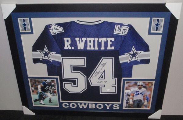 Autographed/Signed Randy White HOF 94 Dallas White Football Jersey