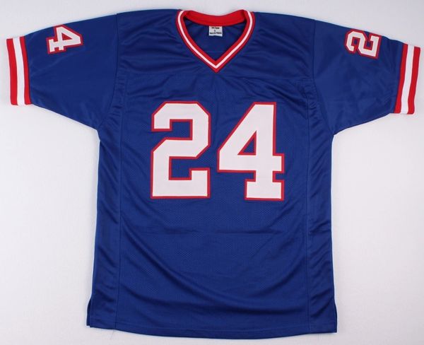 Otis Anderson Autographed New York Giants Jersey, inscribed SB