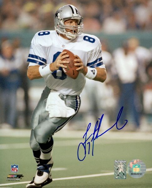 90s Vintage Troy Aikman 8 Dallas Cowboys Nfl Football Wilson -   in 2023