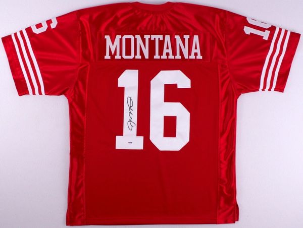 Joe Montana Autographed San Francisco 49ers Jersey, PSA COA