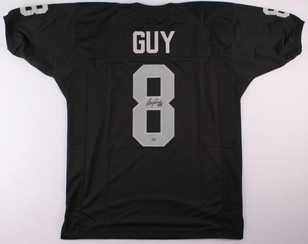 Ray Guy Autographed Oakland Raiders Jersey, GTSM COA