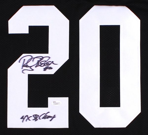 Rocky Bleier Autographed Pittsburgh Steelers Jersey Inscribed 4x