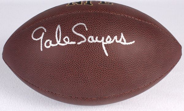 Gale sayers autographed store football