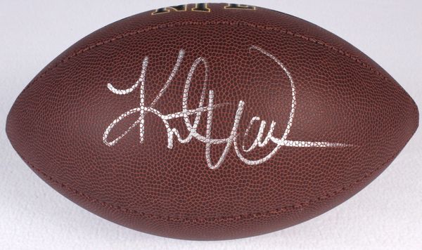 kurt warner signed football