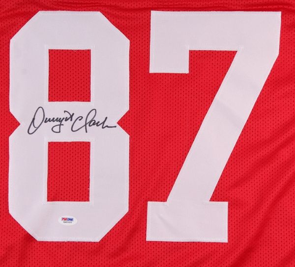 Dwight Clark Autographed San Francisco 49ers The Catch Jersey, PSA COA