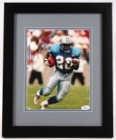 Barry Sanders Autographed Detroit Lions (Spotlight) Deluxe Framed 16x2 –  Palm Beach Autographs LLC