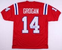 Steve Grogan Autographed Signed #14 Jersey COA/PSA