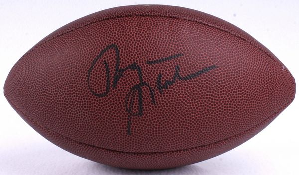 Roger Staubach Dallas Cowboys Autographed Football JSA