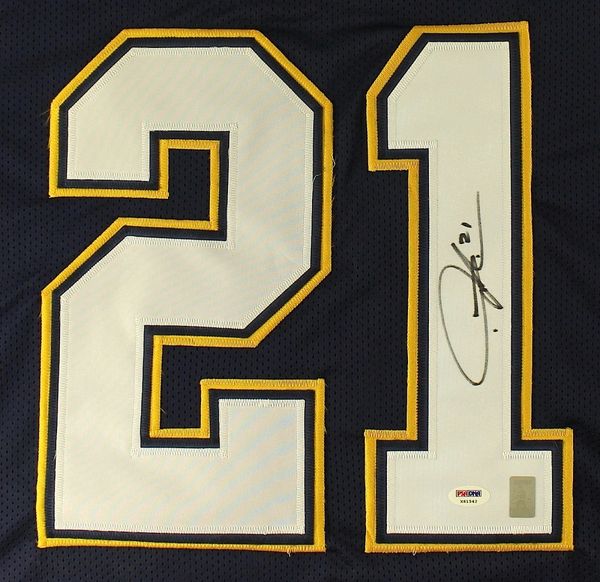 Ladanian Tomlinson Autographed San Diego Chargers Jersey, PSA COA