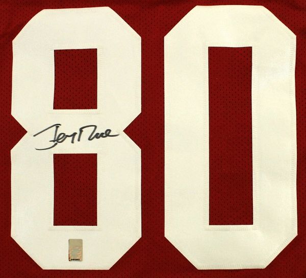 Jerry Rice Signed Jersey Number Framed JSA Coa San Francisco 49ers