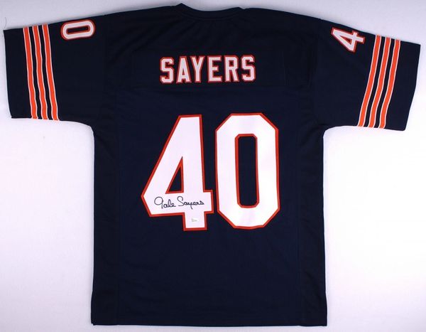 Chicago Bears Gale Sayers Autographed Signed Jersey Jsa Coa