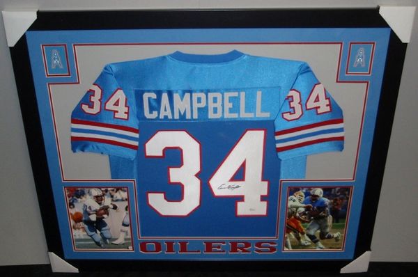 Earl Campbell Signed Jersey (JSA)