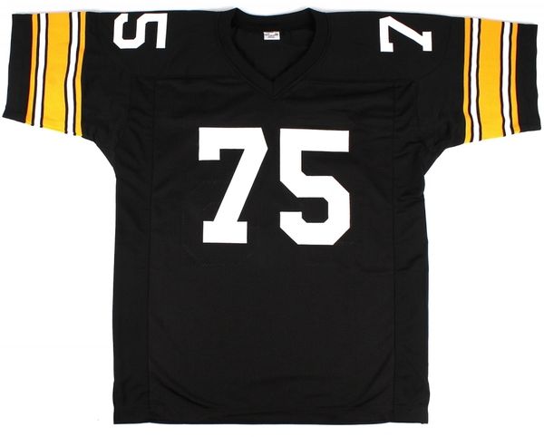 Joe Greene Autographed Pittsburgh Steelers Jersey, inscribed 'HOF