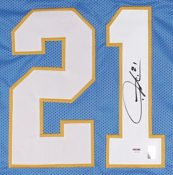 Ladanian Tomlinson Autographed San Diego Chargers Jersey, PSA COA