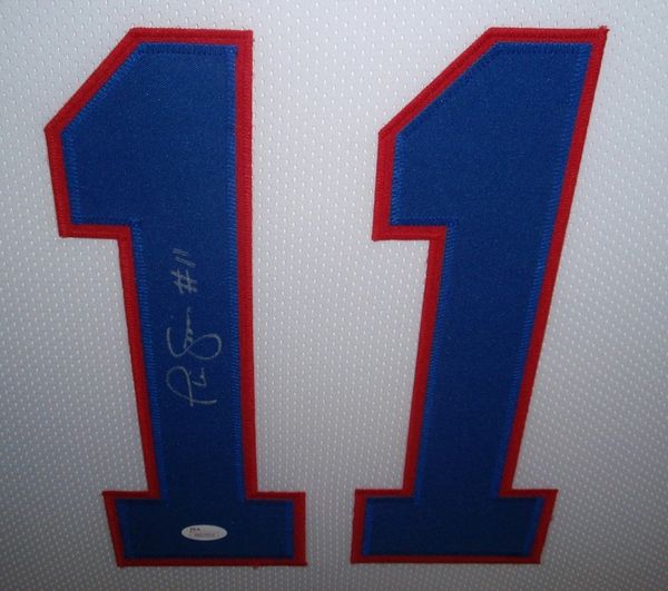 Phil Simms Autographed New York Giants Custom Framed Jersey, JSA