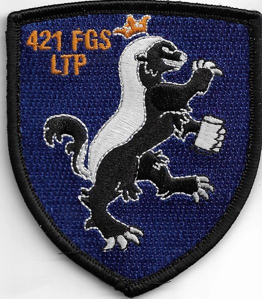 USAF PATCH 421 FIGHTER GENERATION SQUADRON LTP F-35 HILL AFB US AIR FORCE SQUADRON PATCH