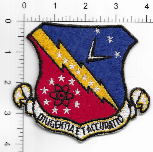 USAF PATCH 379 BOMBARDMENT WING NICE LARGE 379 BW BASED AT WURTSMITH AFB EQUIPPED WITH B-47 1956-1960 THEN B-52 1961-1993