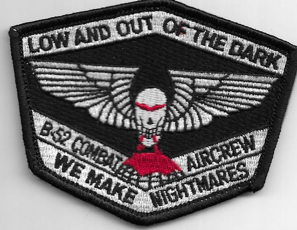 USAF PATCH 69 BOMB SQUADRON B-52 COMBAT AIR CREW ON VELKRO US AIR FORCE SQUADRON PATCH