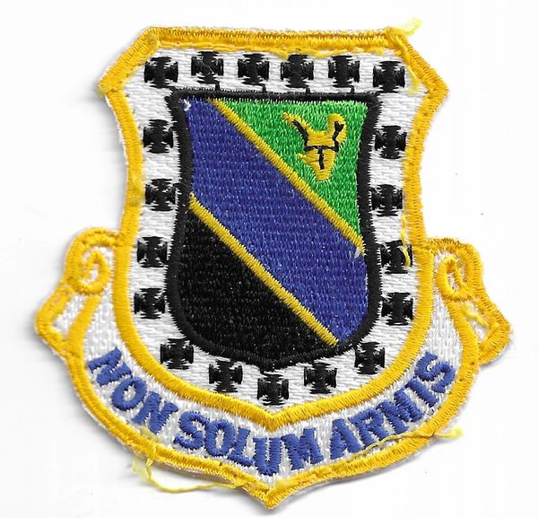 USAF PATCH 3RD WING REMOVED FROM VELKRO US AIR FORCE SQUADRON PATCH