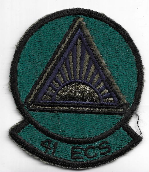 USAF PATCH 41 ELECTRONIC COMBAT SQUADRON EC-130H COMPASS CALL DAVIS MONTHAN AFB SUDUED VERSION