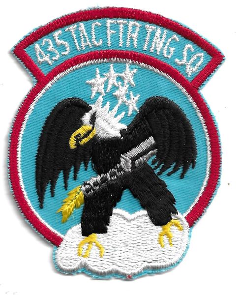 USAF PATCH 435 TACTICAL FIGHTER TRAINING SQUADRON RANDOLPH AFB US AIR FORCE SQUADRON PATCH