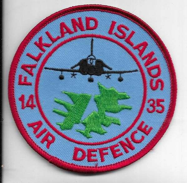 RAF PATCH 1435 FLIGHT FALKLAND IS. PHANTOM AIR DEFENCE RAF MOUNT PLEASANT 1988-1992