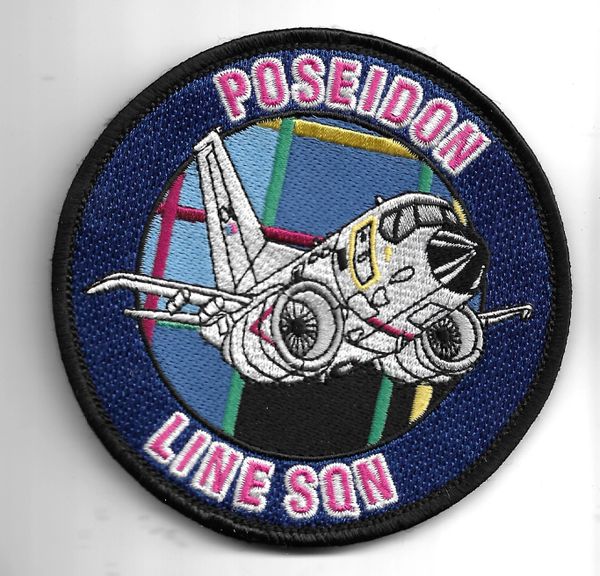 RAF PATCH P-8 POSEIDON LINE SQUADRON RAF LOSSIMOUTH ON VELCRO