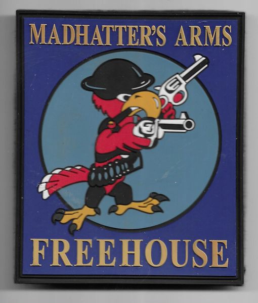 USAF PATCH 492 FIGHTER SQUADRON MAD HATTERS ARMS RAF LAKENHEATH ON VELCRO & PVC ...