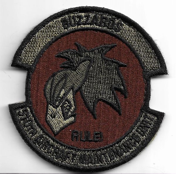 USAF PATCH 510 AIRCRAFT MAINTENANCE UNIT AVIANO F-16 ON VELCRO