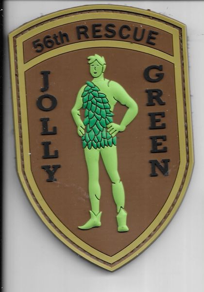 USAF PATCH 56 RESCUE SQUADRON AVIANO AFB JOLLY GREEN GIANT MH-60 CSAR