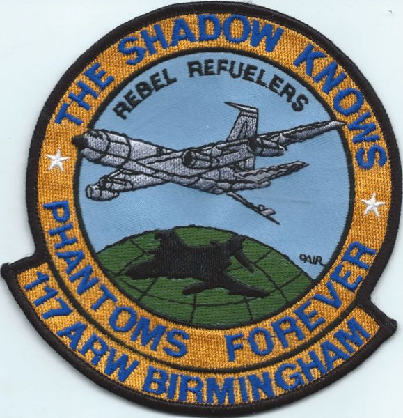 USAF PATCH 117 AIR REFUELING WING ALABAMA ANG
