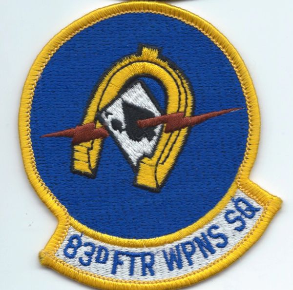 USAF PATCH 83 FIGHTER WEAPONS SQUADRON