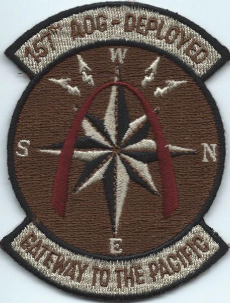 USAF PATCH 157 AIR OPERATIONS GROUP IN DESERT AIR NATIONAL GUARD