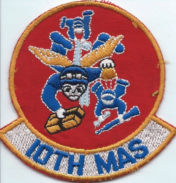 USAF PATCH 10 MILITARY AIRLIFT SQUADRON C-23 SHERPA GERMAN MADE