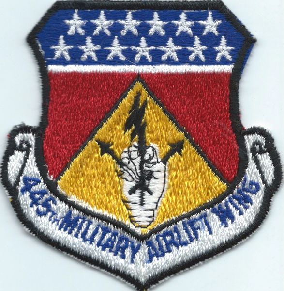 USAF PATCH 445 MILITARY AIRLIFT WING