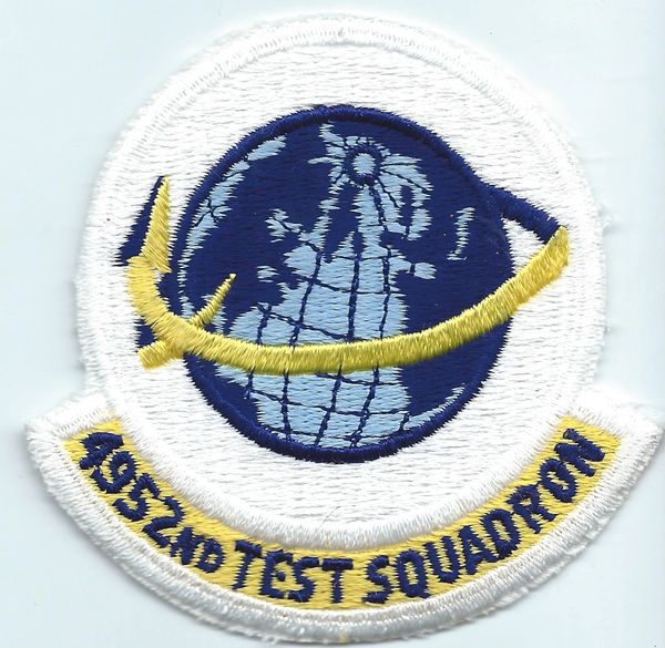 USAF PATCH 4952 TEST SQUADRON