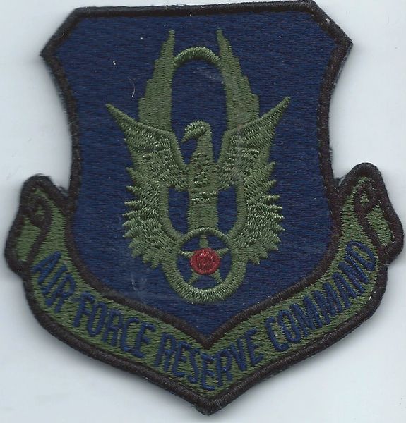 USAF PATCH AIR FORCE RESERVE COMMAND ON VELCRO**