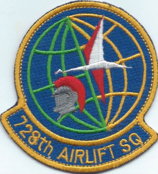 USAF PATCH,728 AIRLIFT SQUADRON