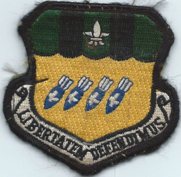 USAF PATCH 2 BOMB WING ON VELCRO (MH)