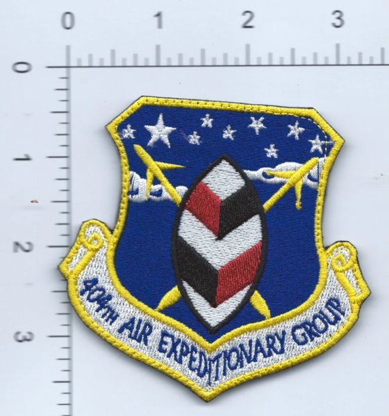 USAF PATCH 404 AIR EXPEDITIONARY GROUP ON VELCRO USAFE GROUP BASED IN THE HORN OF AFRICA