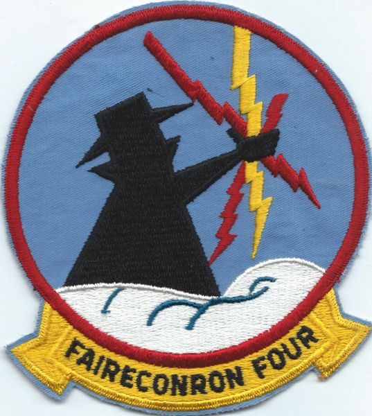 US NAVY FAIRECONRON FOUR VQ-4 NICE OLD 5 INCH VERSION 1970'S ERA