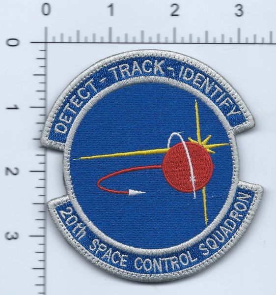 USAF PATCH 20TH SPACE CONTROL SQUADRON ON VELKRO