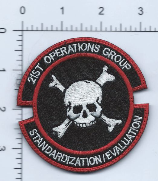 USAF PATCH 21 OPERATIONS GROUP STAN EVAL SECTION ON VELKRO