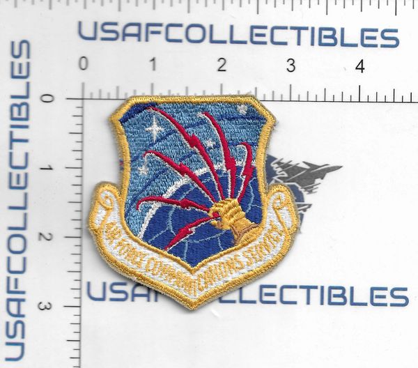 USAF PATCH COLOR USAF COMMUNICATIONS SERVICE 1970,S