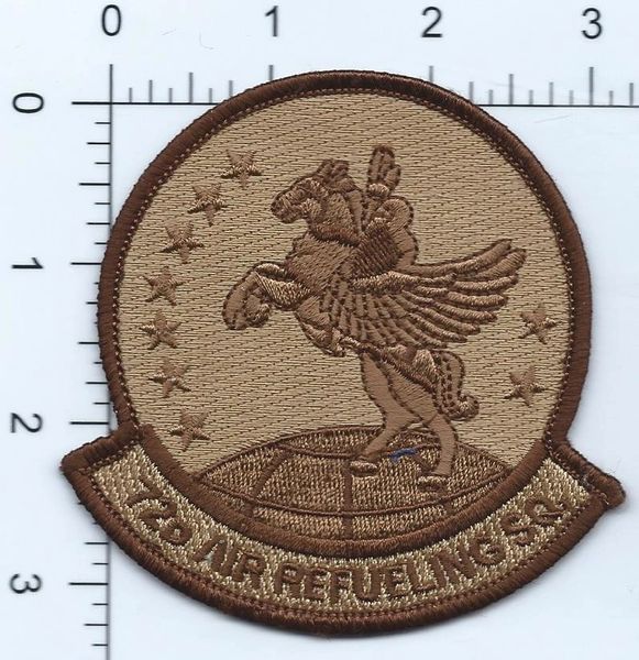 USAF PATCH 72 AIR REFUELING SQUADRON GRISSOM AFB DEPLOYED
