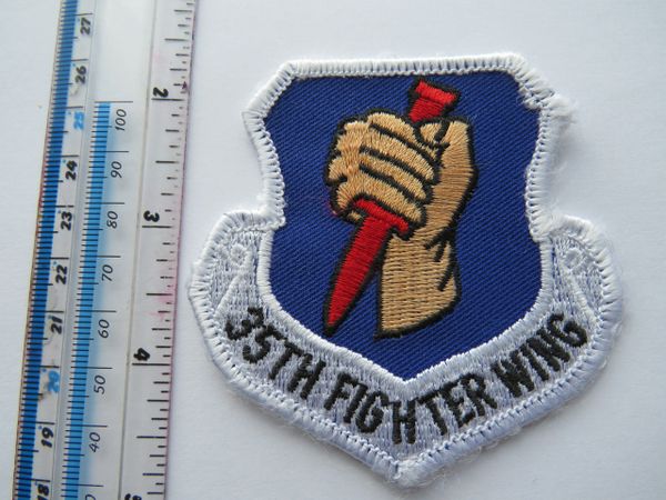 USAF PATCH 35 FIGHTER WING US AIR FORCE SQUADRON PATCH